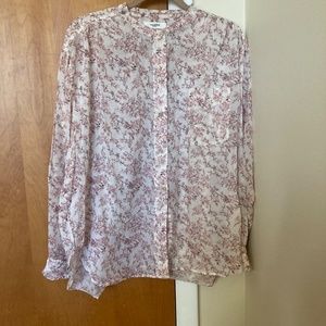 Isabel Marant Gauzy Floral Print Blouse 38/M